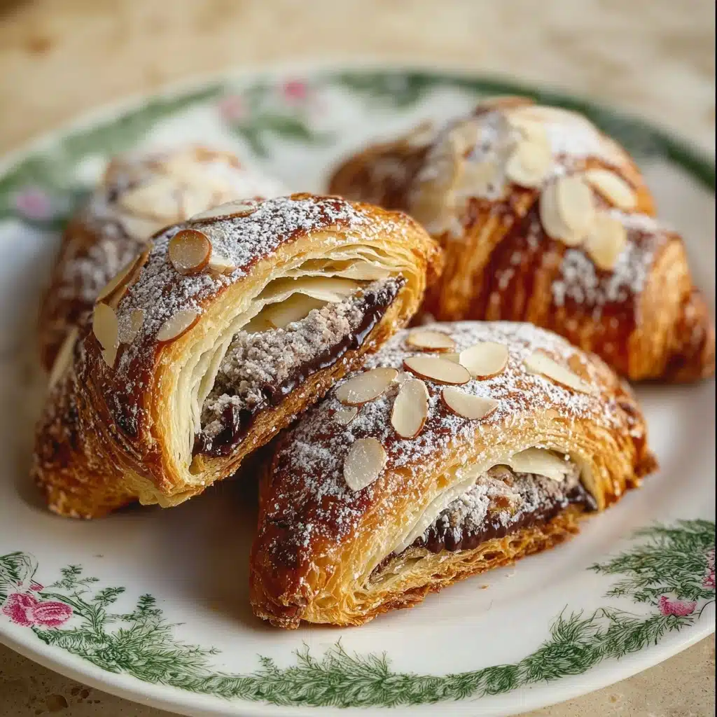 Chocolate Almond Croissants Recipe