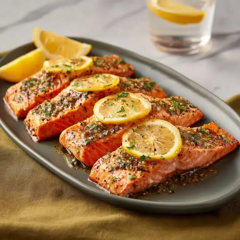 Baked Lemon Pepper Salmon Recipe