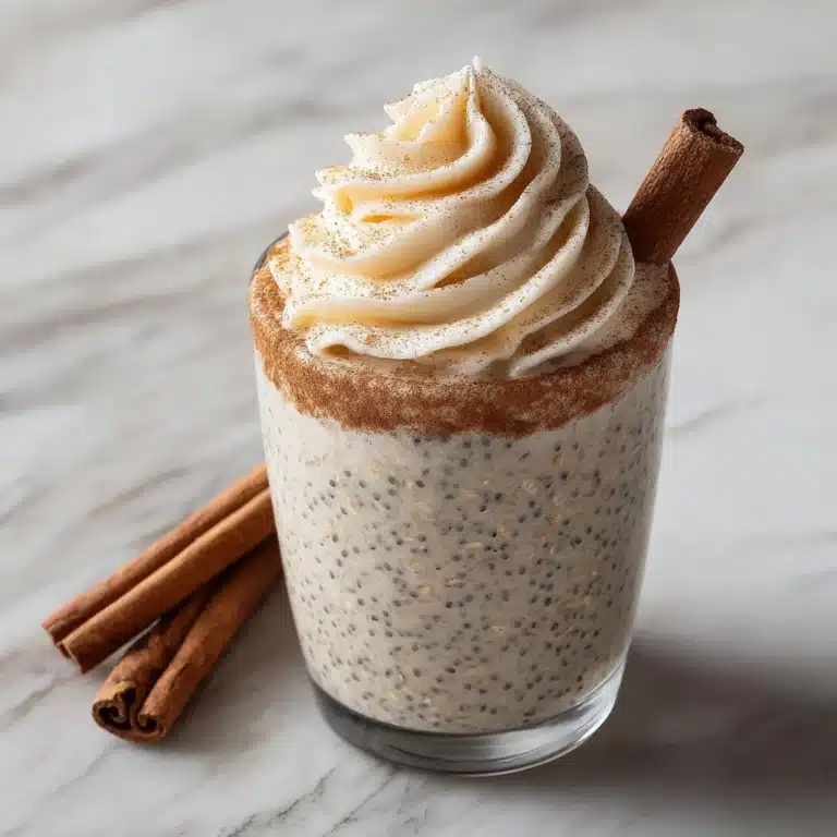 Cinnamon Roll Overnight Oats Recipe
