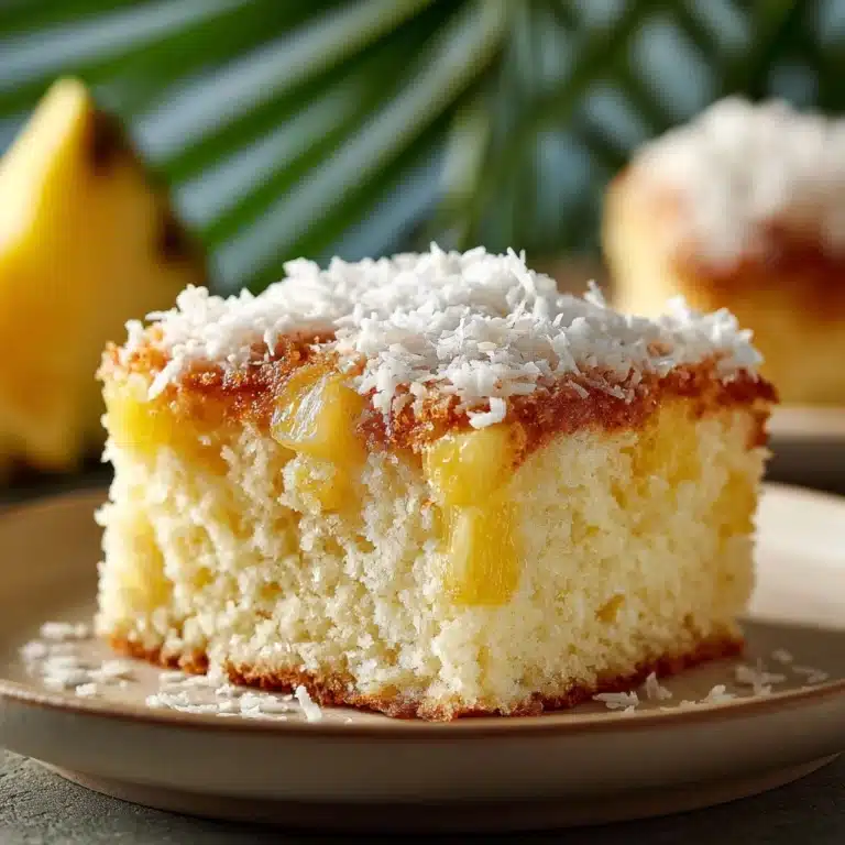 Coconut and Pineapple Cake Recipe