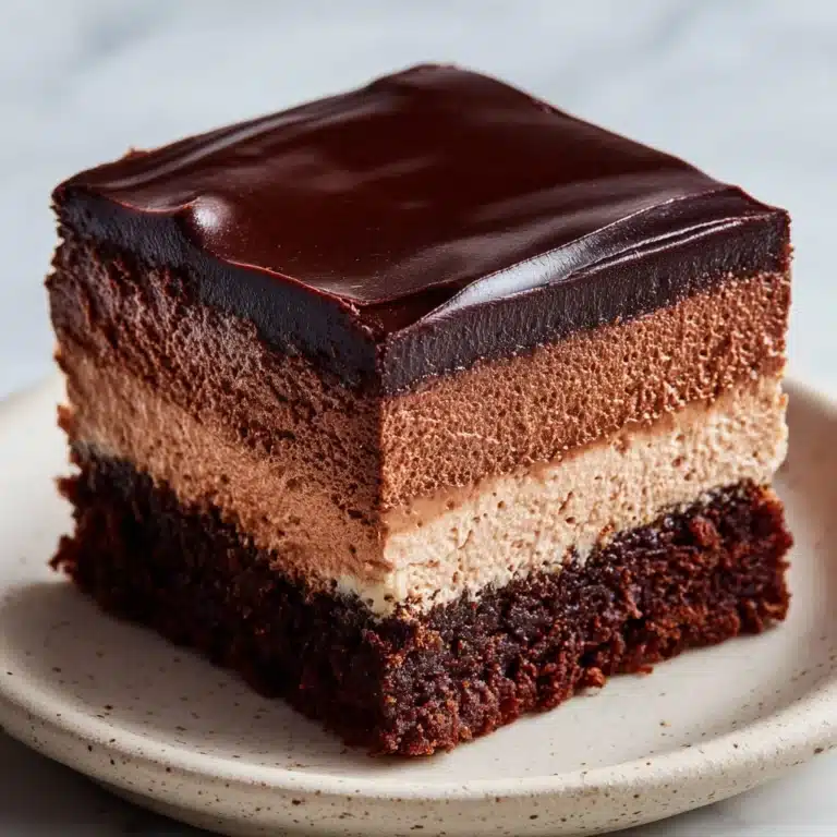 Chocolate Mousse Brownies Recipe