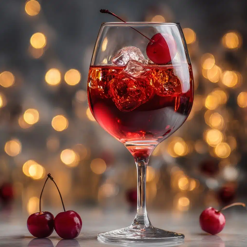Cherry Spritz Mocktail Recipe - Recipe Image