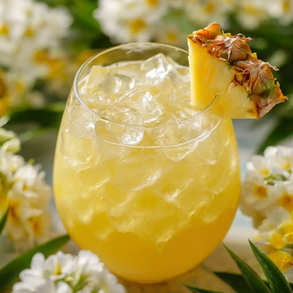 Pineapple Vanilla Spritz Mocktail Recipe - Recipe Image