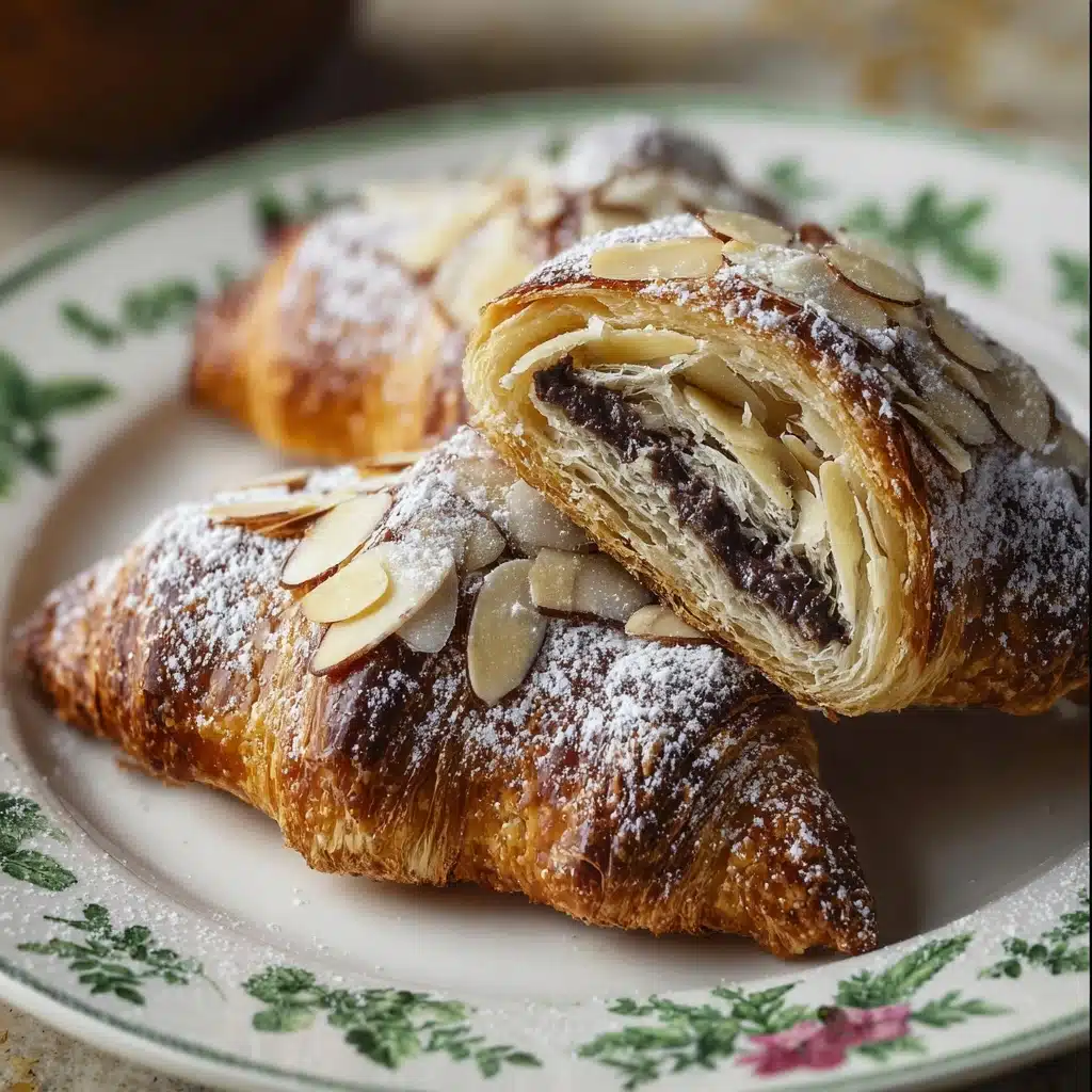 Chocolate Almond Croissants Recipe - Recipe Image