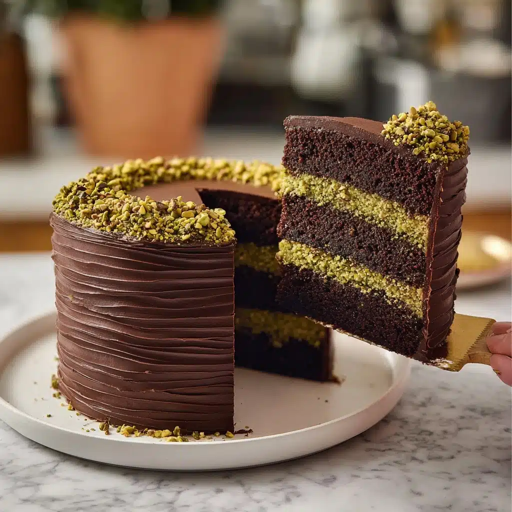 Dubai Chocolate Pistachio Cake Recipe - Recipe Image