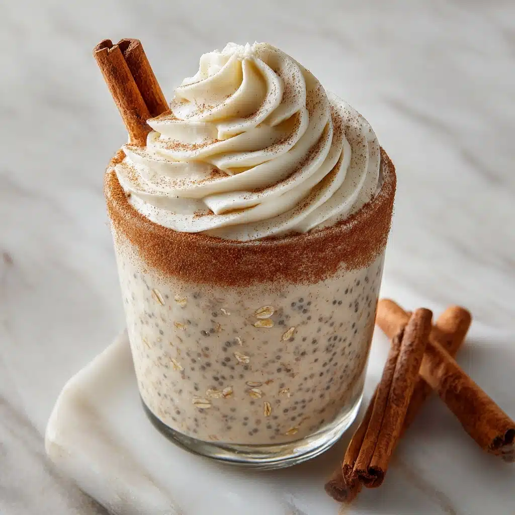 Cinnamon Roll Overnight Oats Recipe - Recipe Image