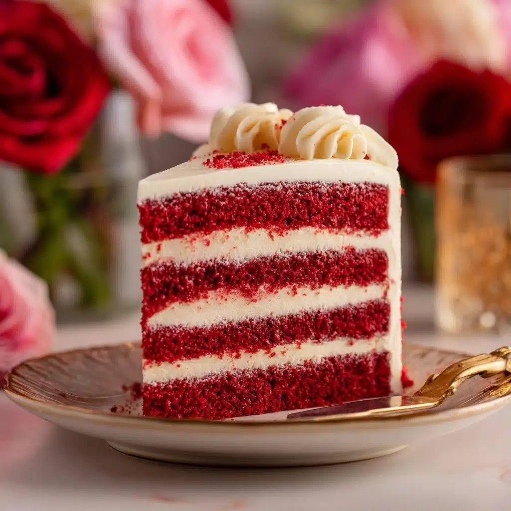 Red Velvet Cake with Buttercream Icing Recipe - Recipe Image