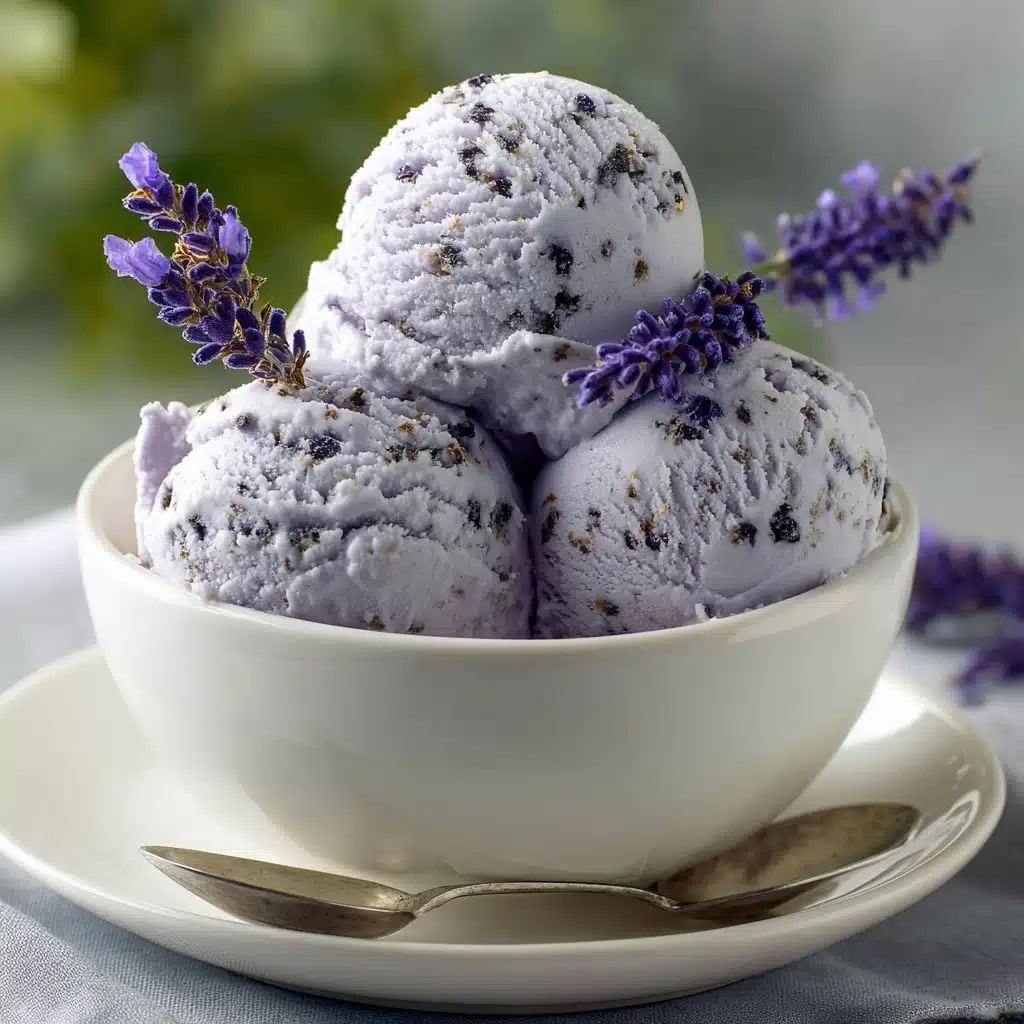 Honey Lavender Ice Cream - Recipe Image