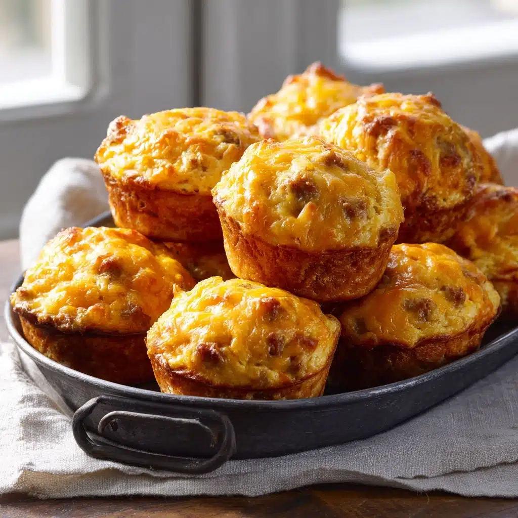 High-Protein Pancake Sausage Mini Muffins