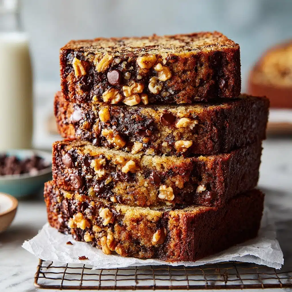 Vegan Chocolate Chip Banana Bread Recipe - Recipe Image