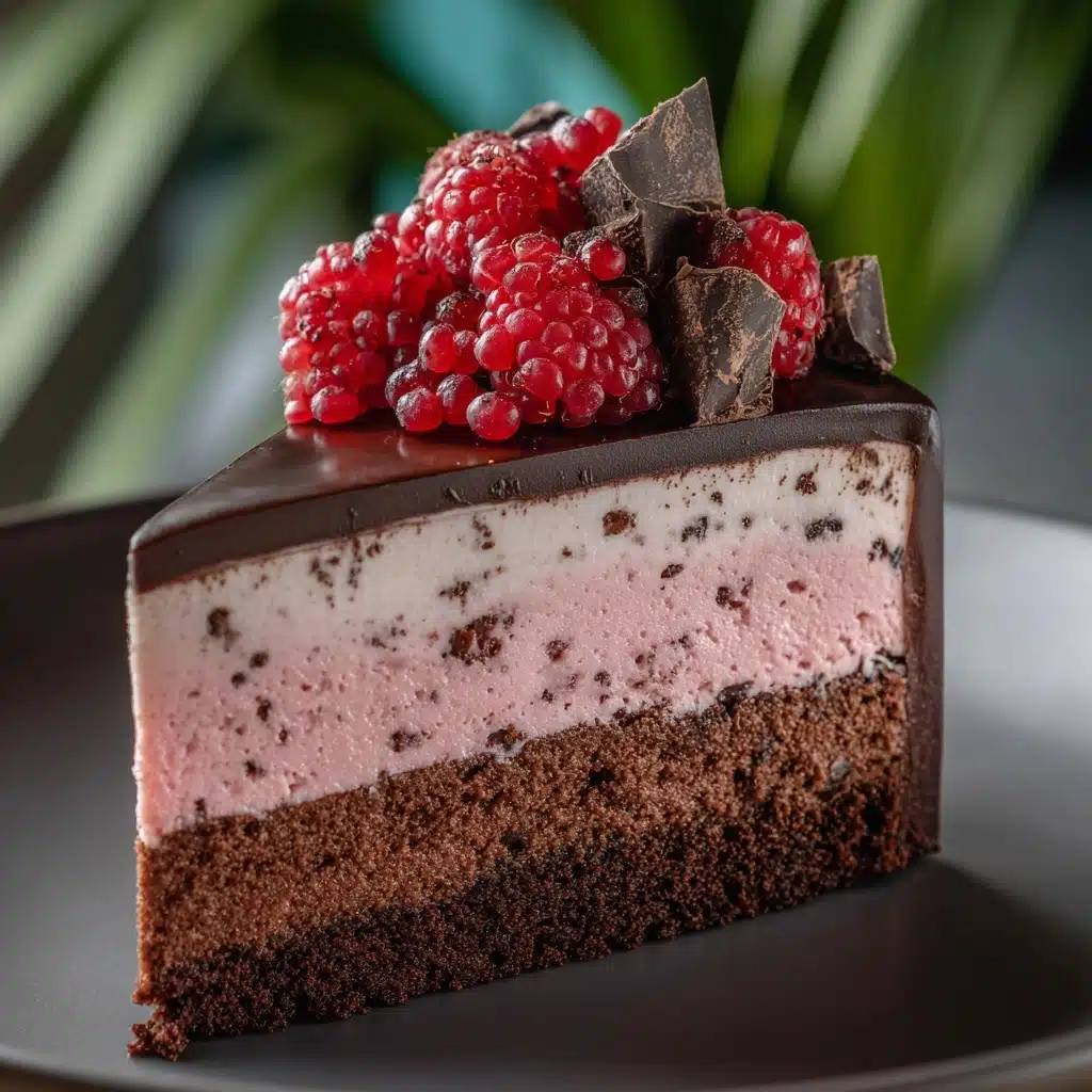 Chocolate Raspberry Mousse Cake Recipe - Recipe Image