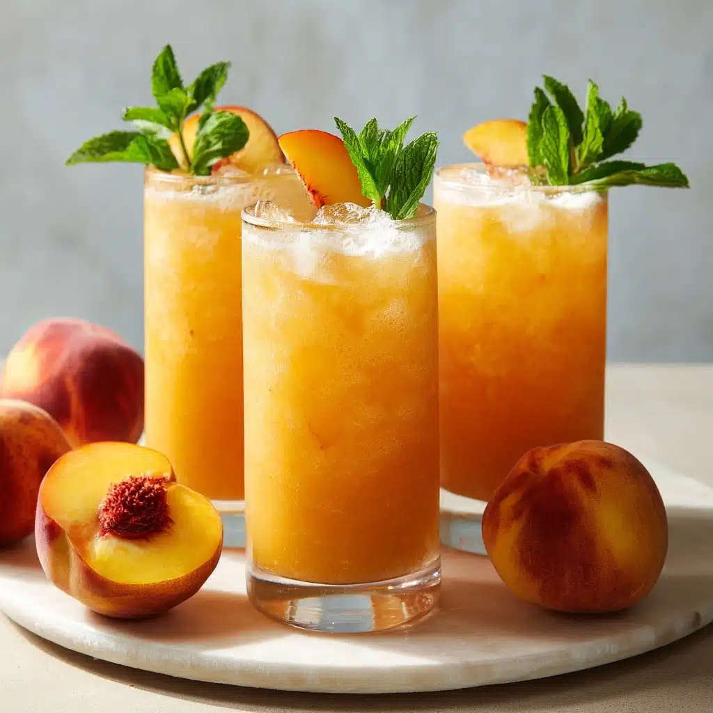 Refreshing Peach Lemonade - Recipe Image