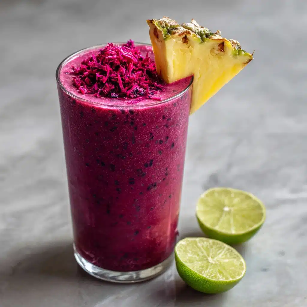 Hibiscus Tea Pineapple Smoothie - Recipe Image