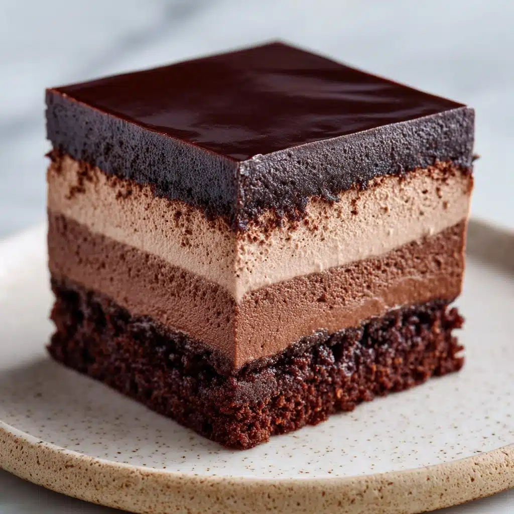 Chocolate Mousse Brownies Recipe - Recipe Image