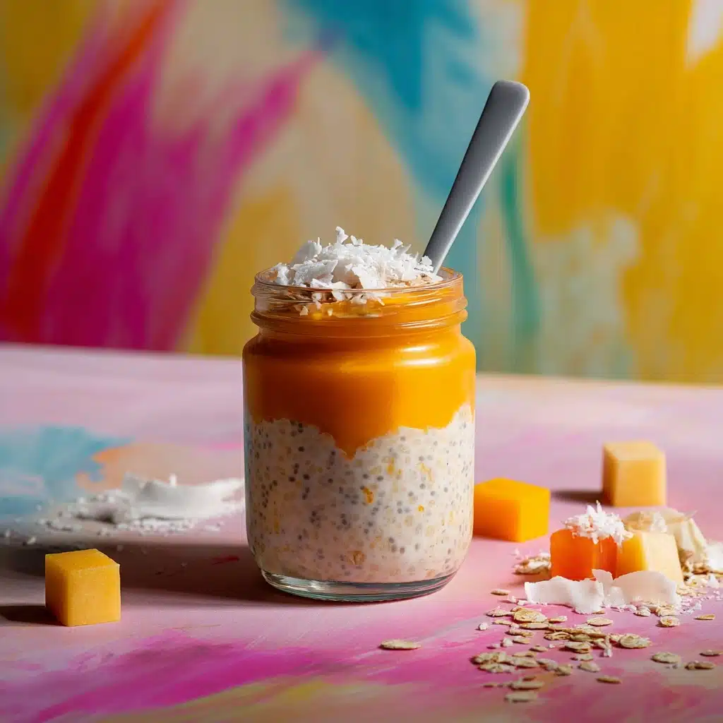 Mango Chutney Overnight Oats - Recipe Image