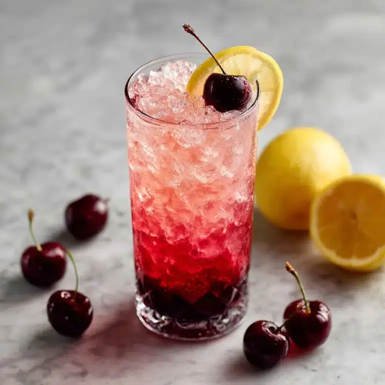 Cherry Collins Mocktail Recipe