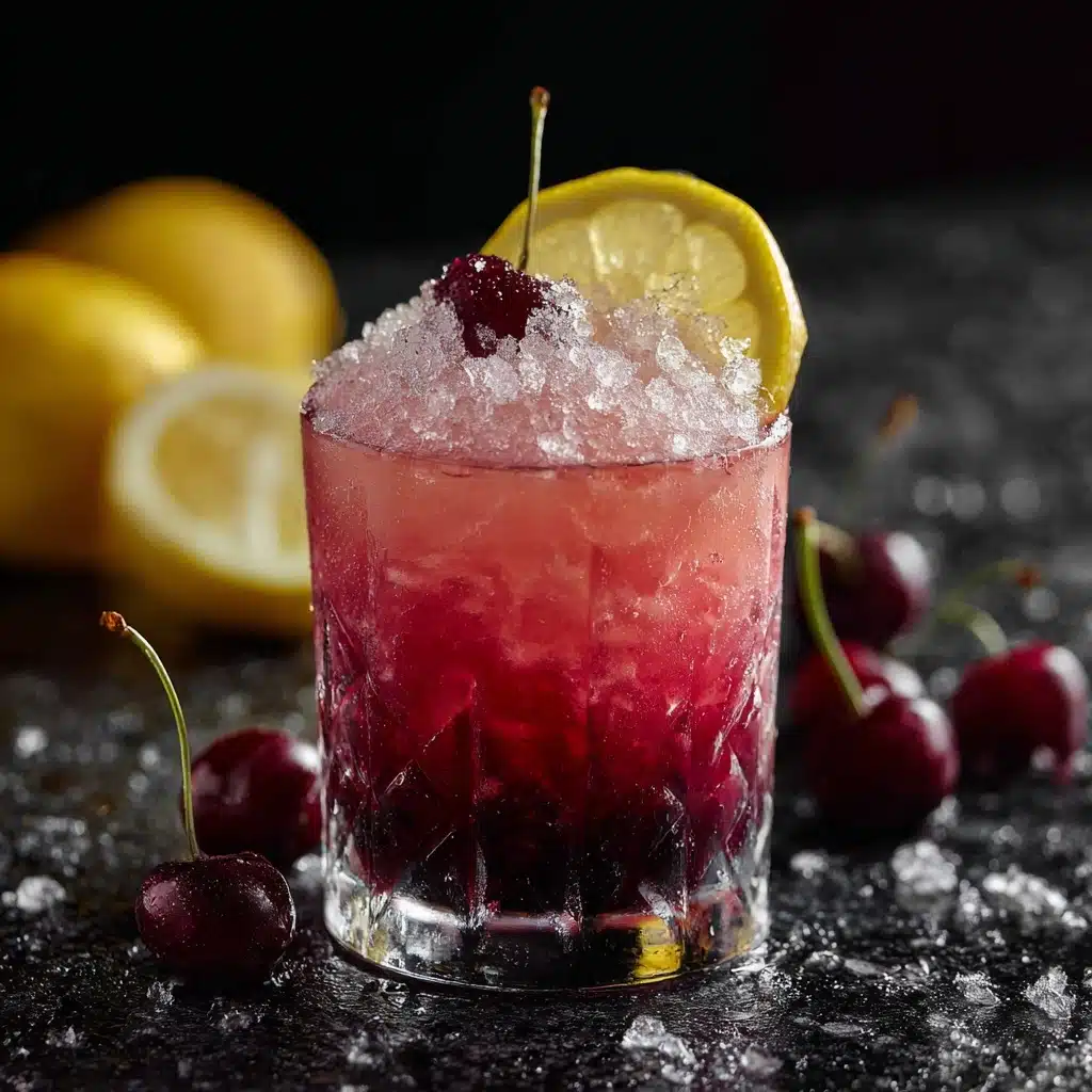 Cherry Collins Mocktail Recipe - Recipe Image