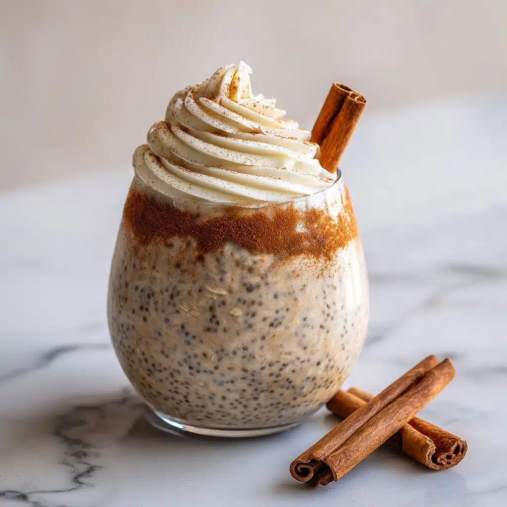 Cinnamon Roll Overnight Oats Recipe - Recipe Image