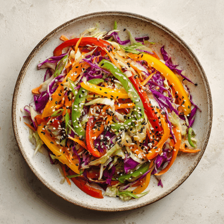 Asian Slaw with Sesame Dressing