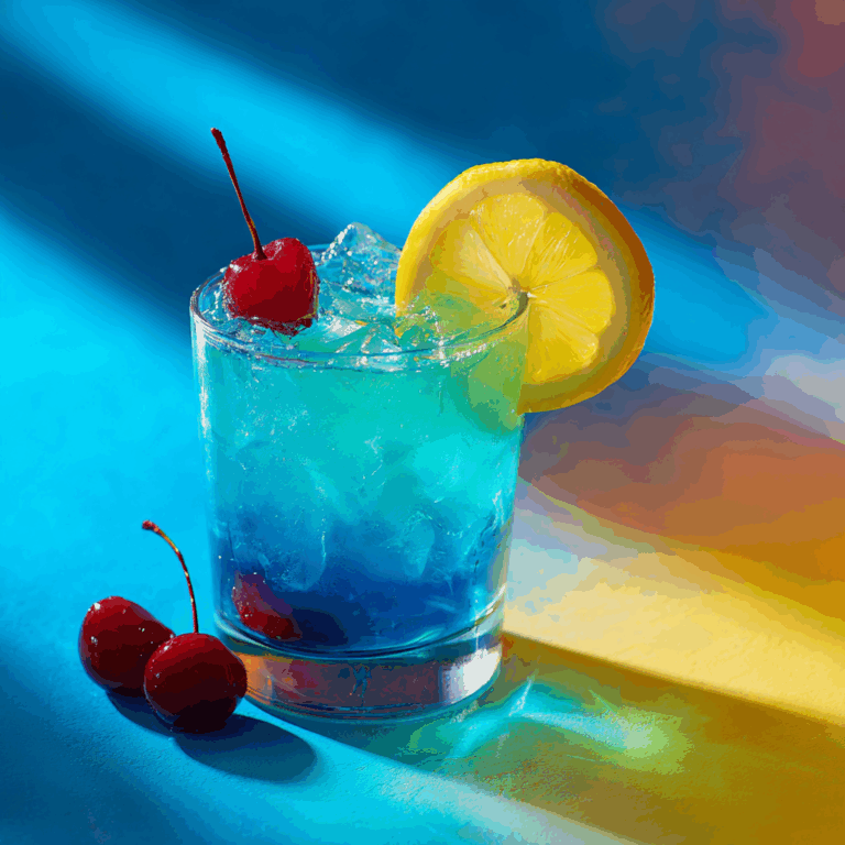 Blue Lagoon Mocktail