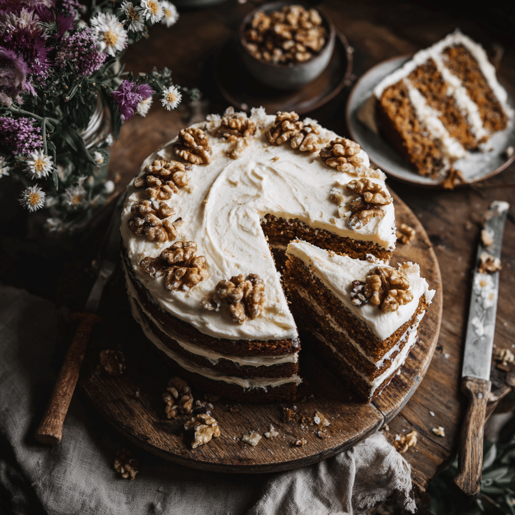 Carrot Cake with Cream Cheese Frosting