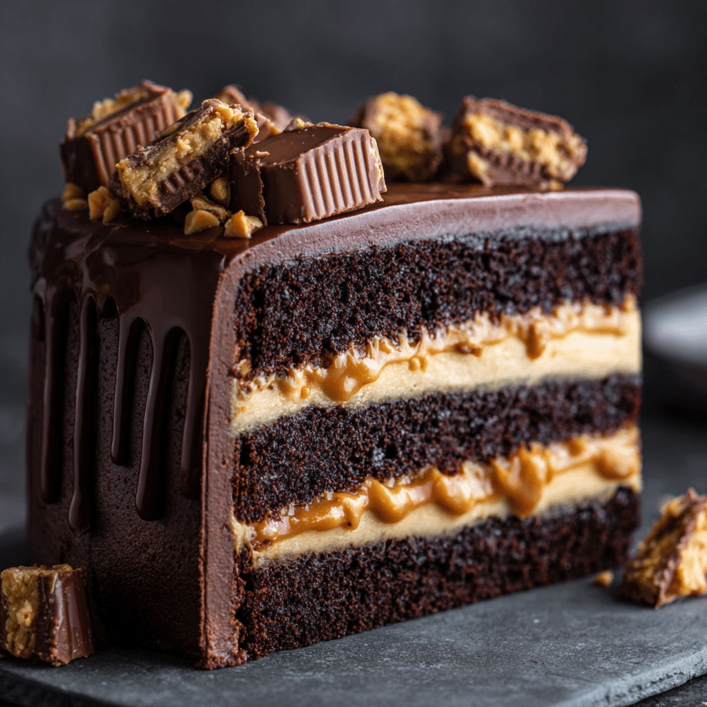 Peanut Butter Chocolate Cake