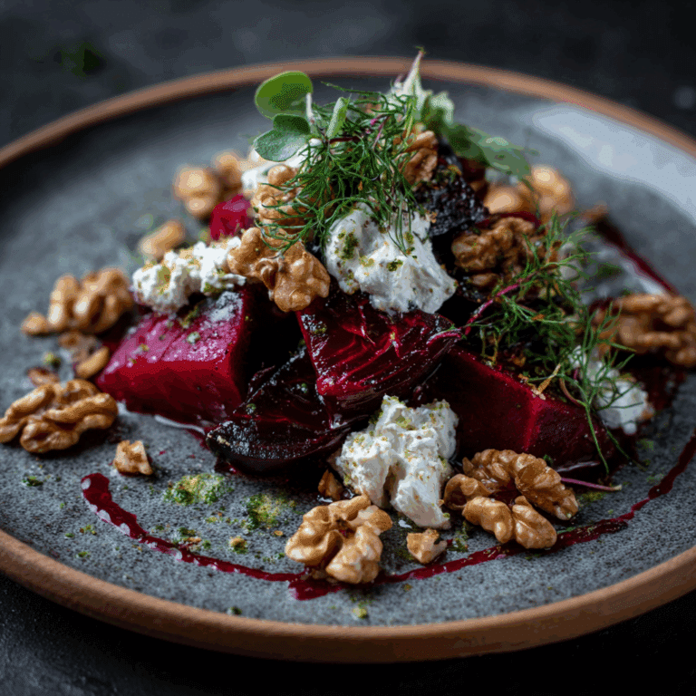 Beetroot & Goat Cheese Salad
