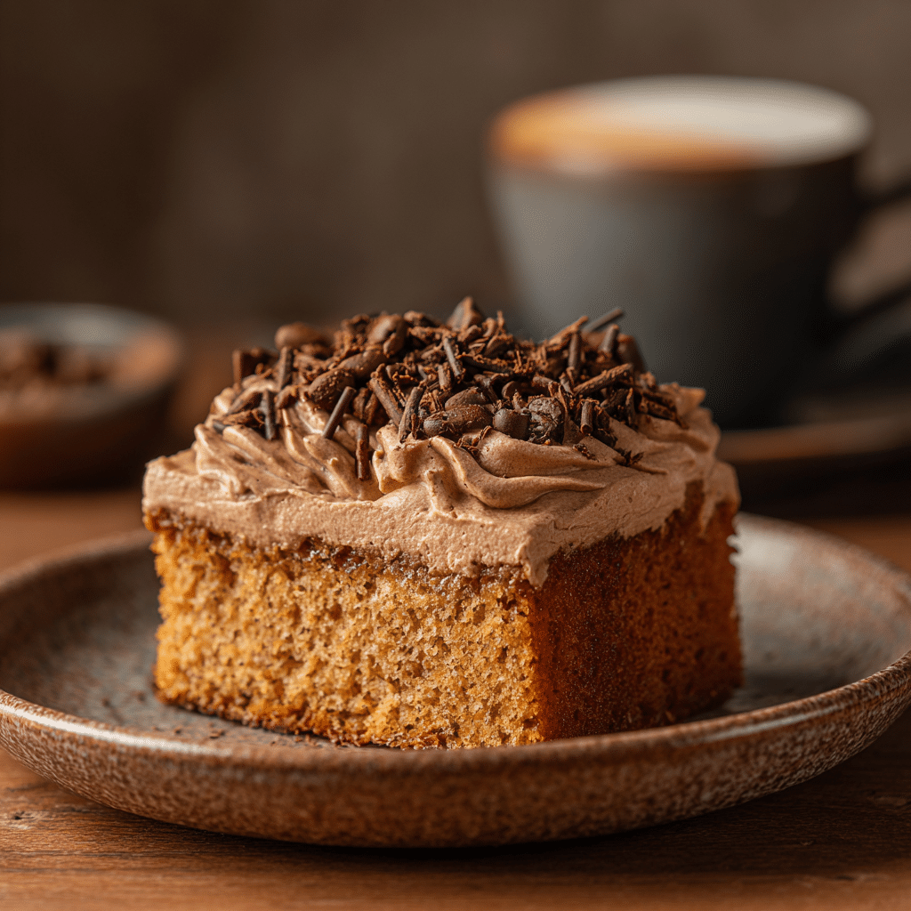 Mocha Coffee Birthday Cake