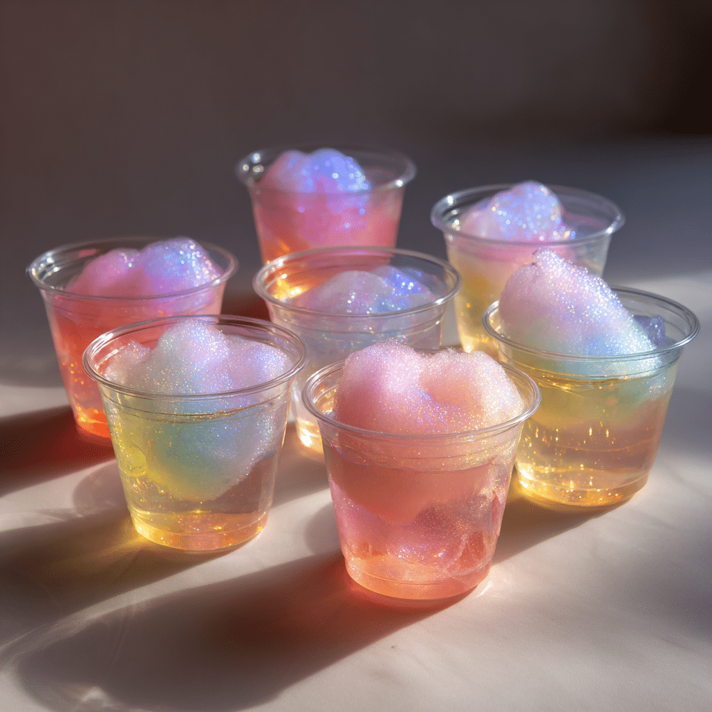 Shimmering Cotton Candy Jelly