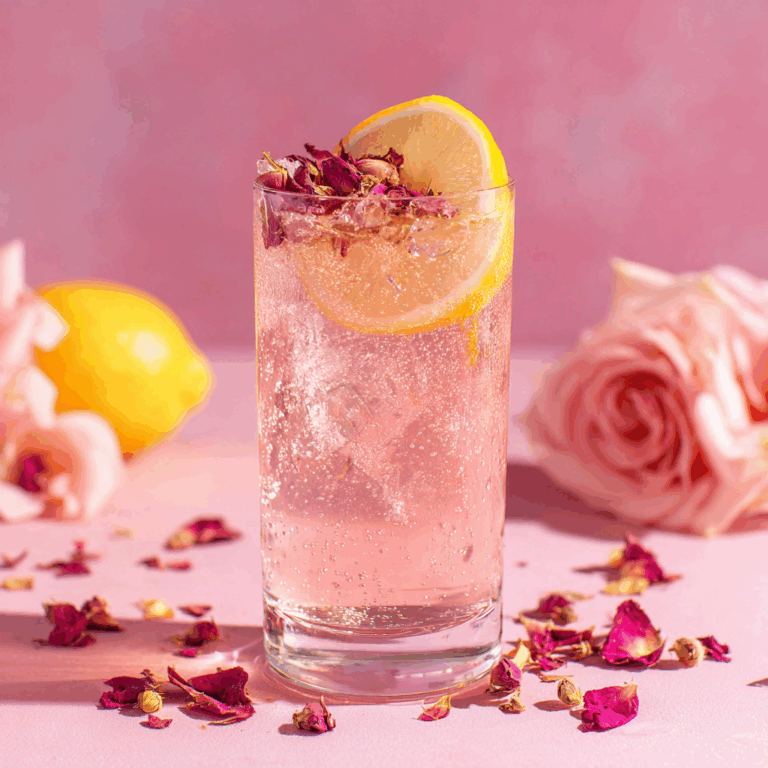 Rose Lemonade Fizz
