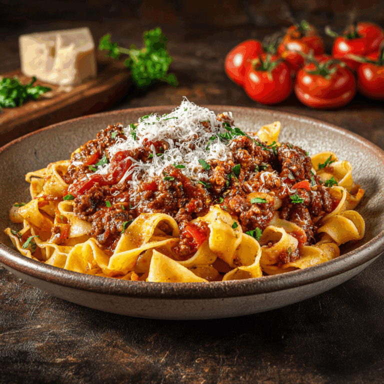 One-Pot Spaghetti Bolognese
