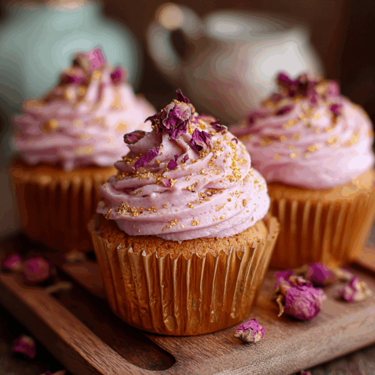 Magical Rosewater Cupcakes