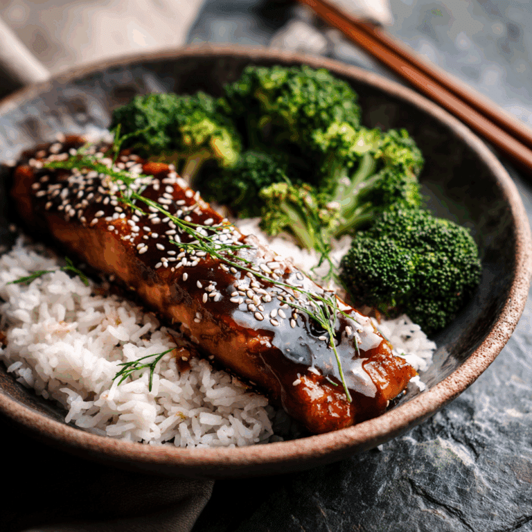 Teriyaki Salmon Bowl
