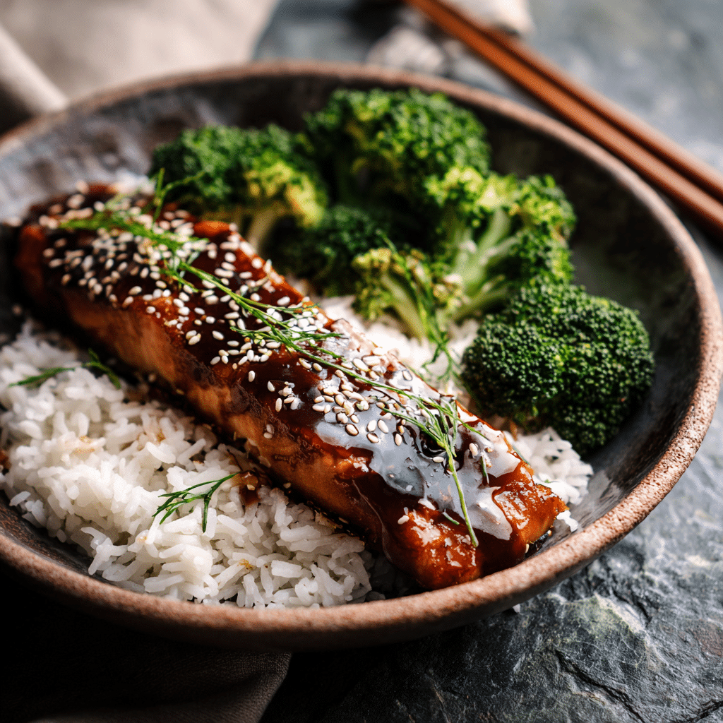 Teriyaki Salmon Bowl