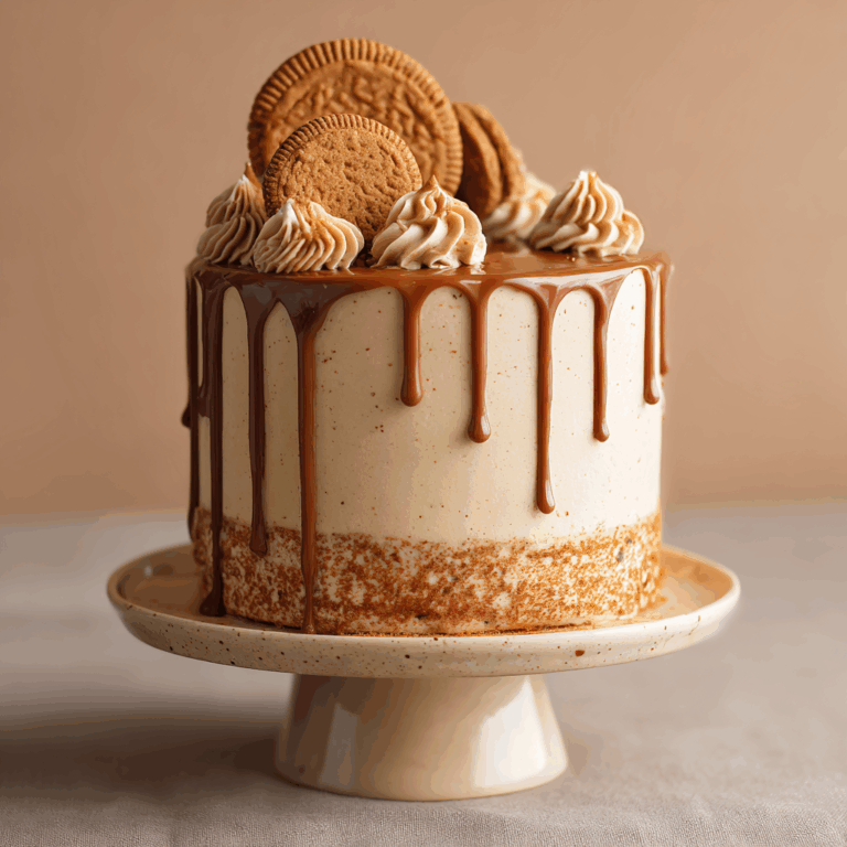 Biscoff Birthday Cake