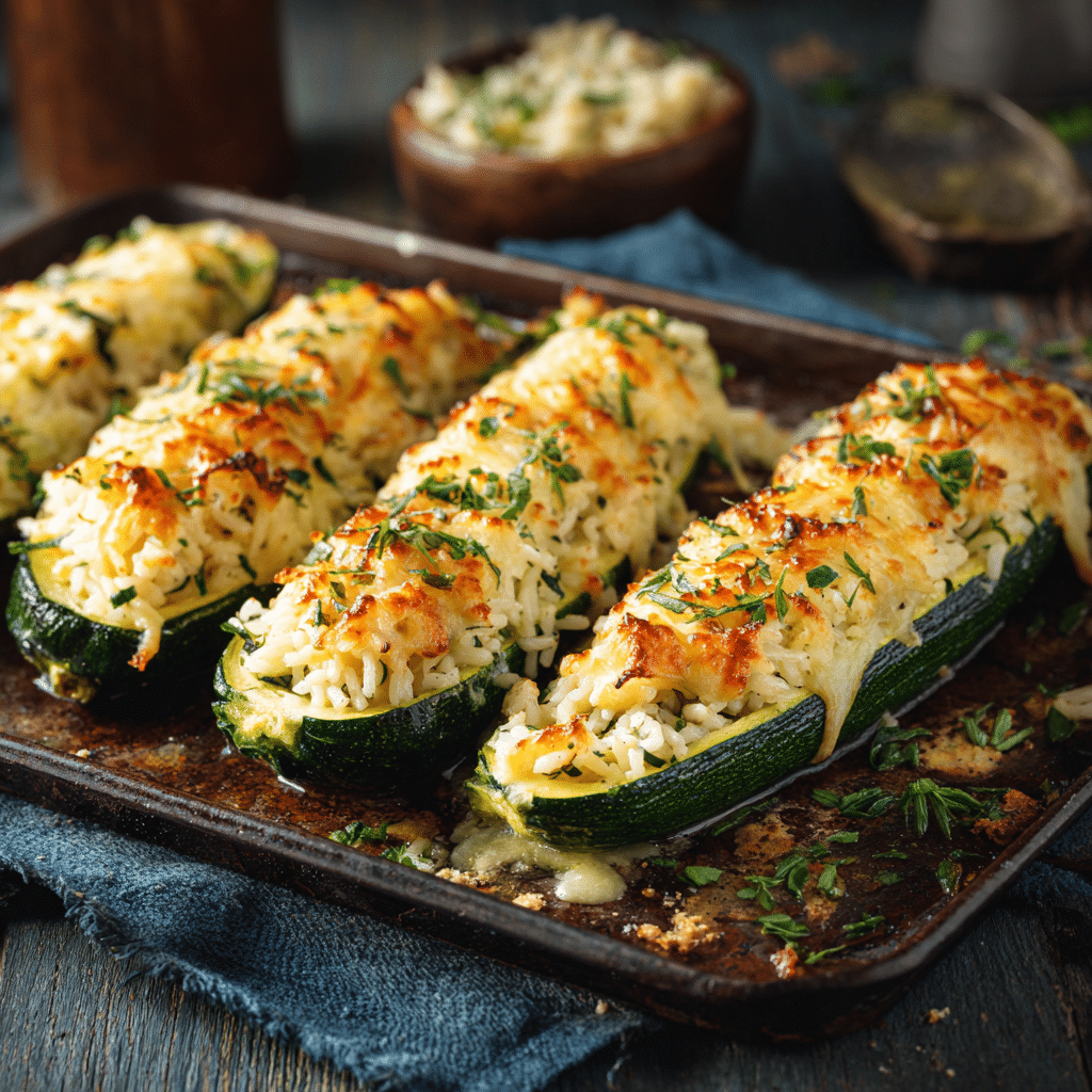 Stuffed Zucchini Boats