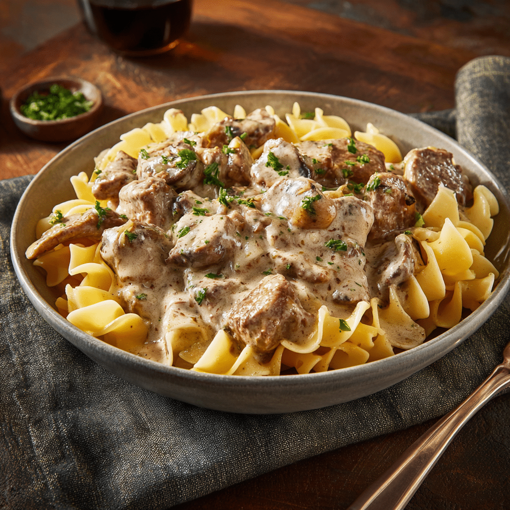 Beef Stroganoff