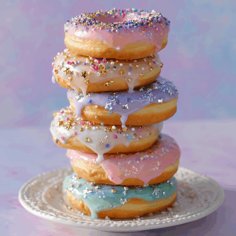 Pastel Donut Tower