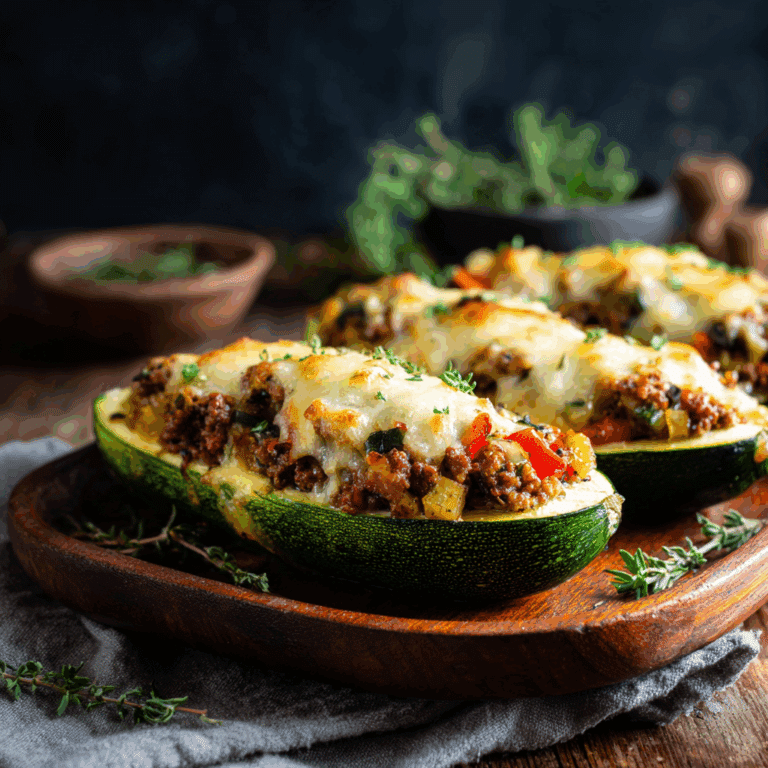 Stuffed Zucchini Boats