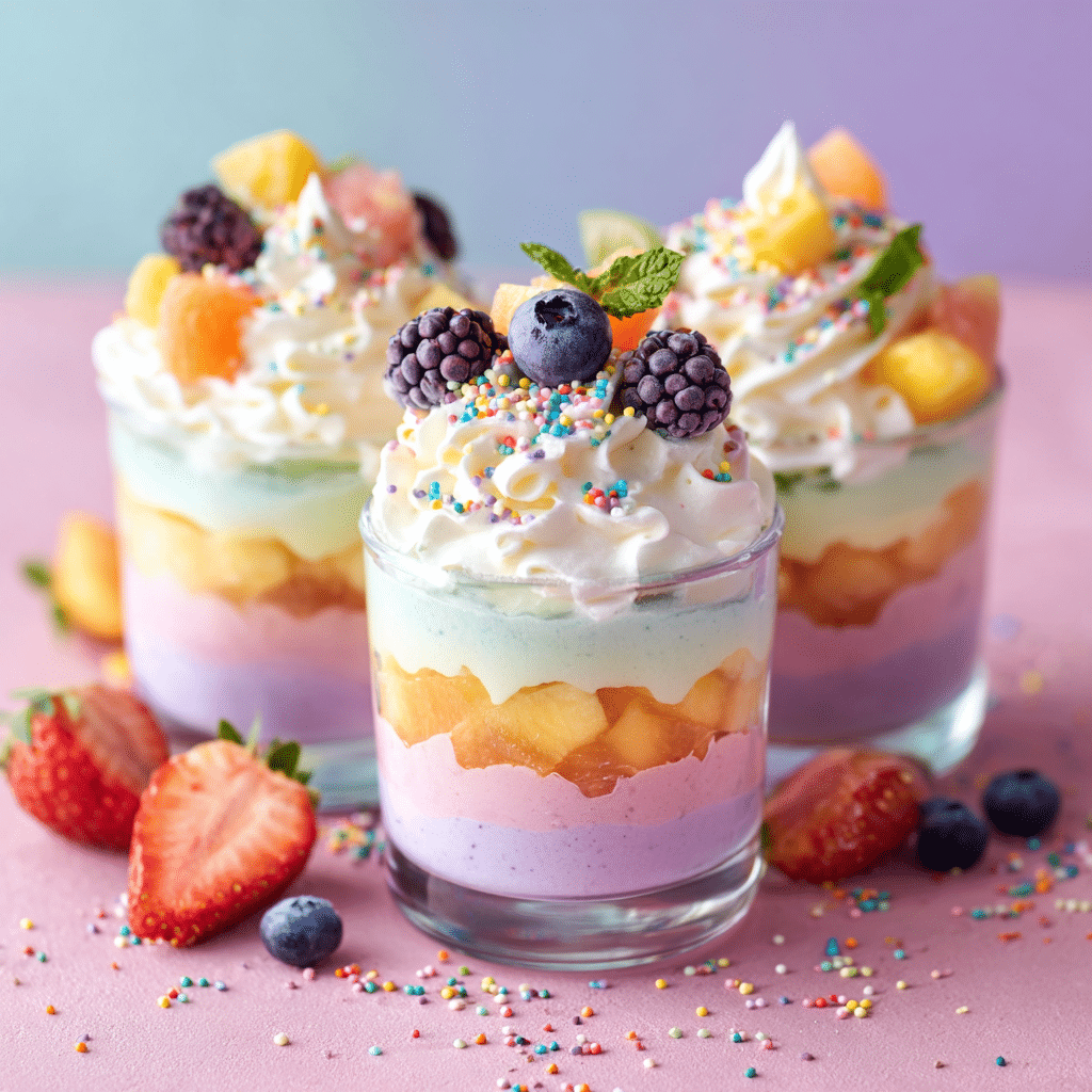 Sparkling Rainbow Parfait