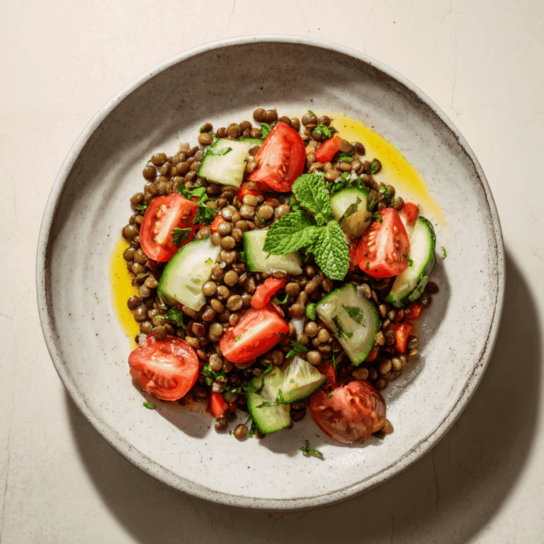 Mediterranean Lentil Salad