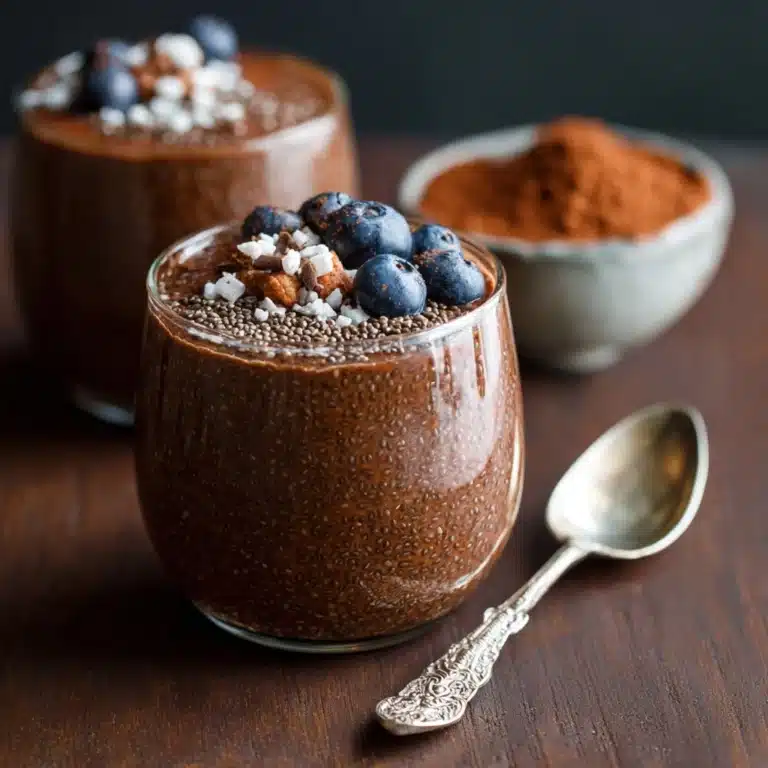 Dark Chocolate Chia Pudding Recipe