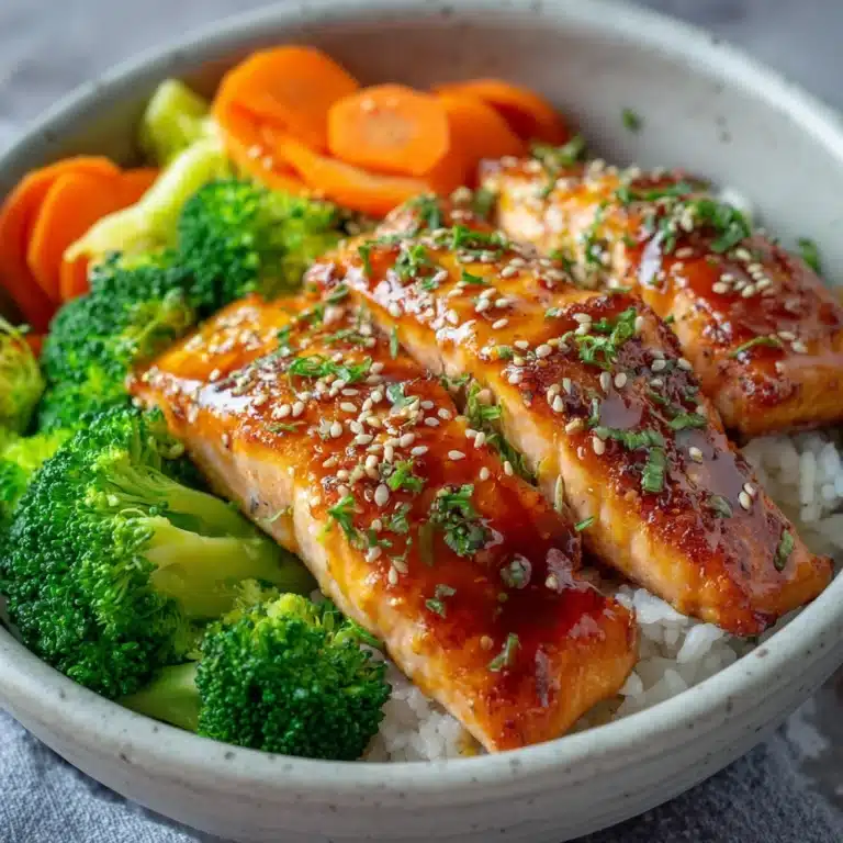 Teriyaki Salmon Bowls Recipe