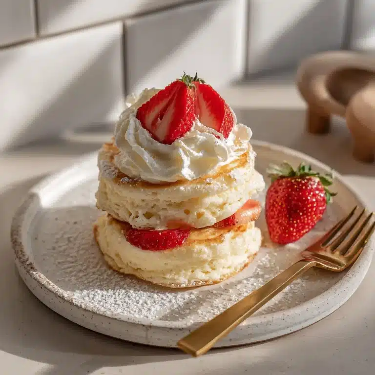 Fluffy Japanese Soufflé Pancakes Recipe