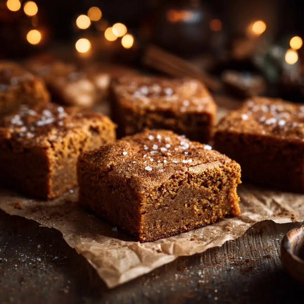 Gingerbread Blondie Bars Recipe