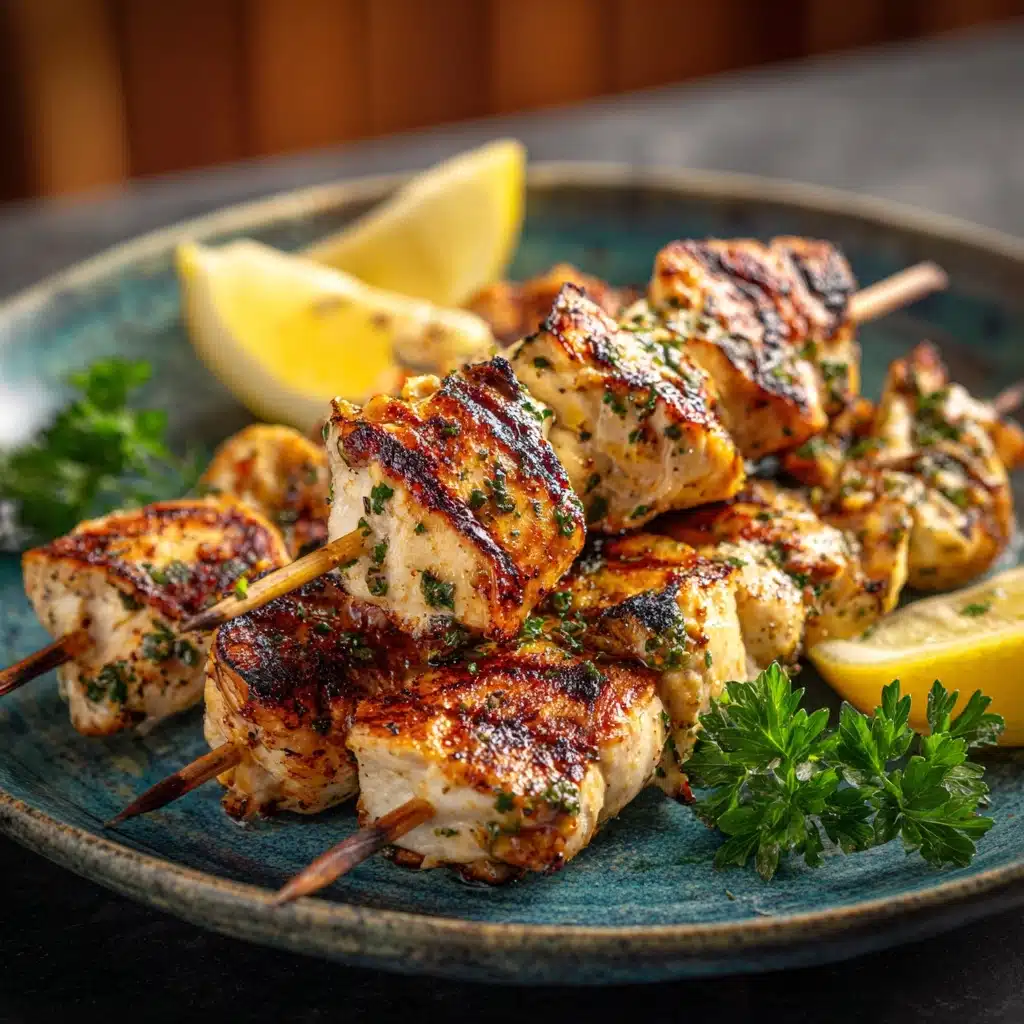 Grilled Chicken & Veggie Skewers Recipe