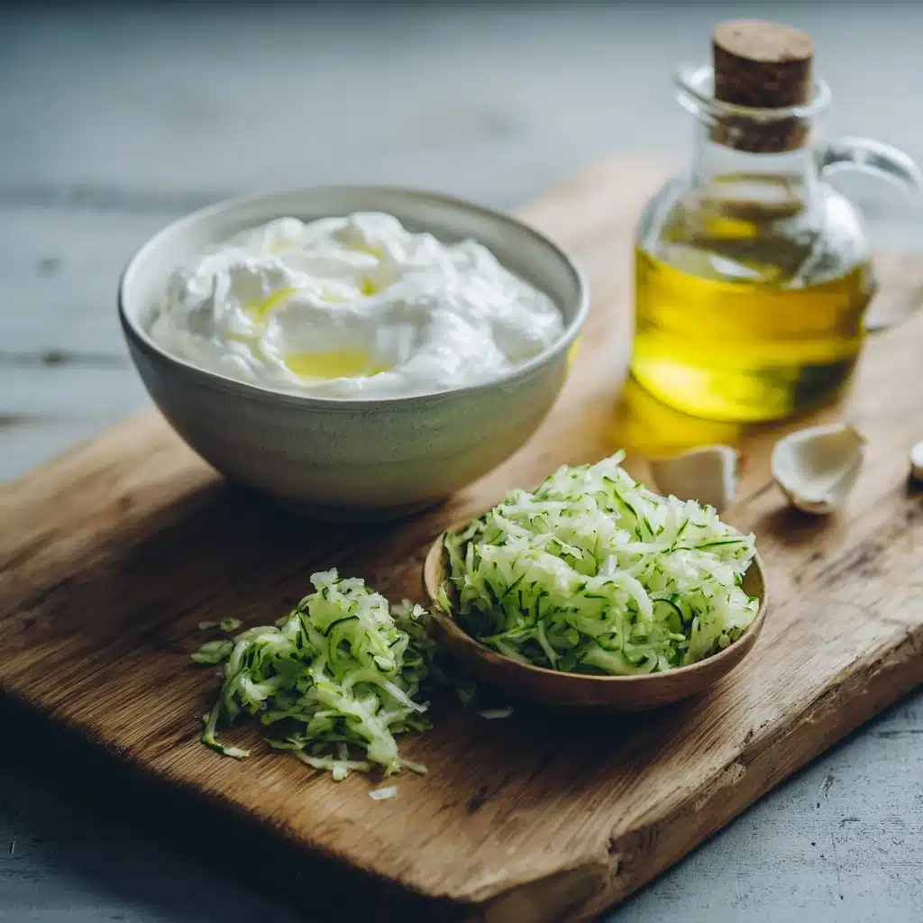 Cucumber Yogurt Dip (Tzatziki) Recipe - Recipe Image