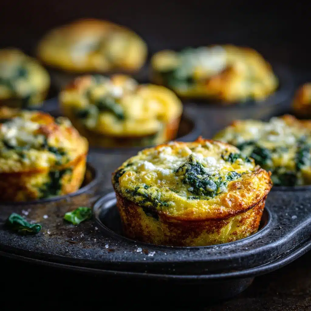 Savory Spinach & Feta Egg Muffins Recipe - Recipe Image