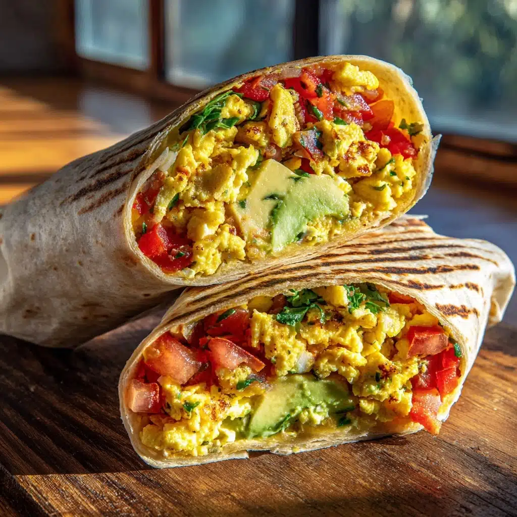 Veggie Breakfast Wrap Recipe - Recipe Image