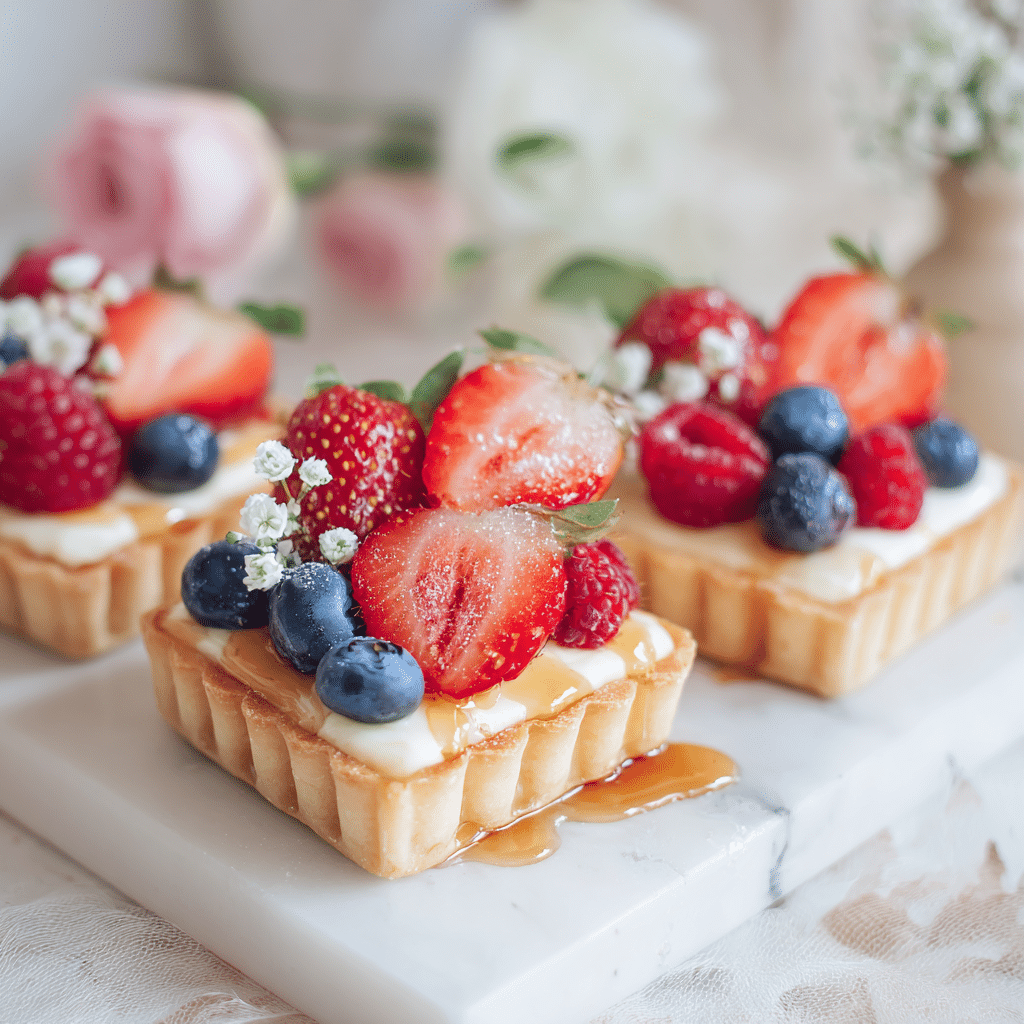 Mini Berry Mascarpone Tartlets